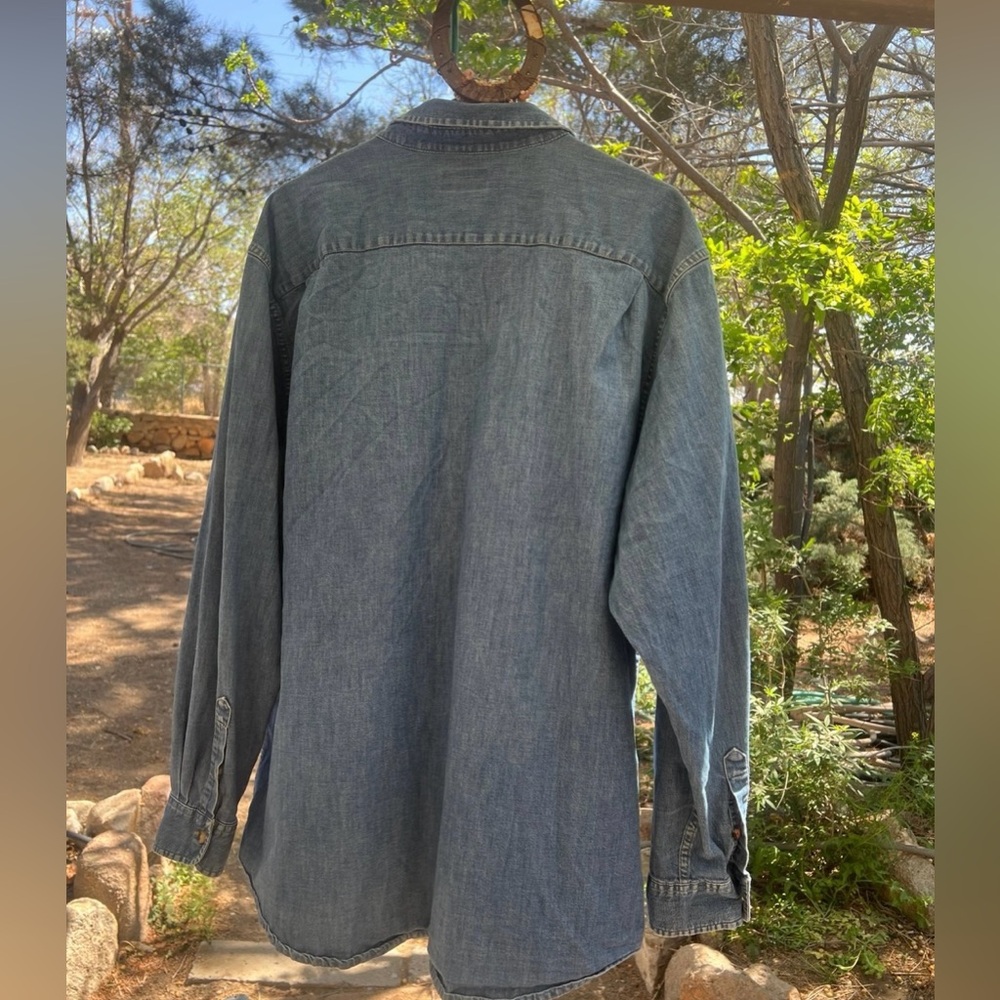 Wrangler Blue Denim Shirt